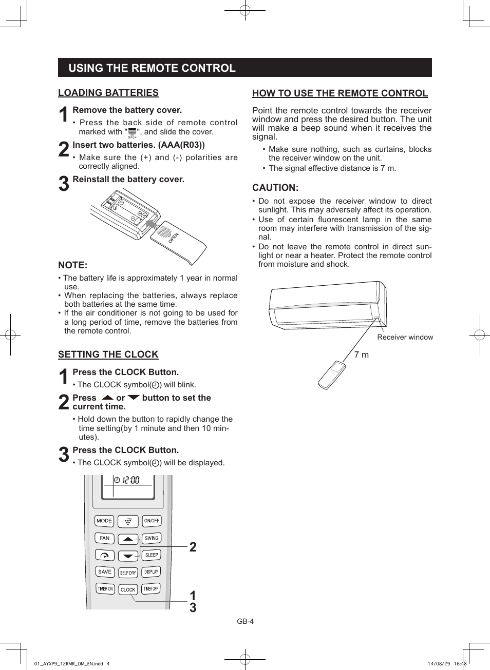 Sharp AY-XP9RMR-AE-X9RMR User Manual | Page 6 / 144