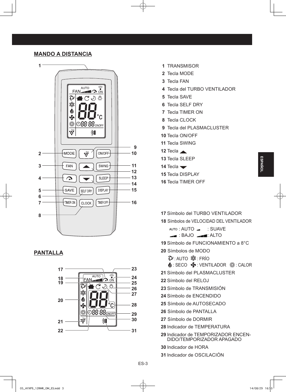 Sharp AY-XP9RMR-AE-X9RMR User Manual | Page 61 / 144