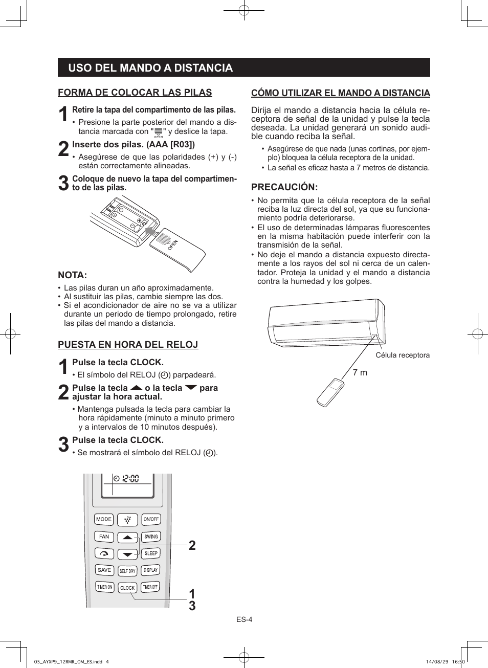 Sharp AY-XP9RMR-AE-X9RMR User Manual | Page 62 / 144