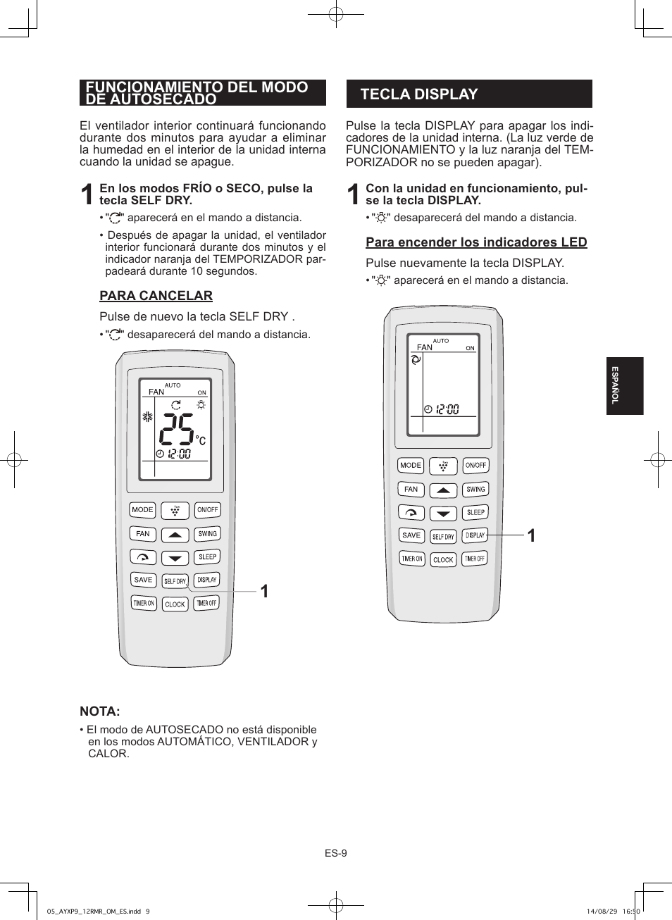 Sharp AY-XP9RMR-AE-X9RMR User Manual | Page 67 / 144