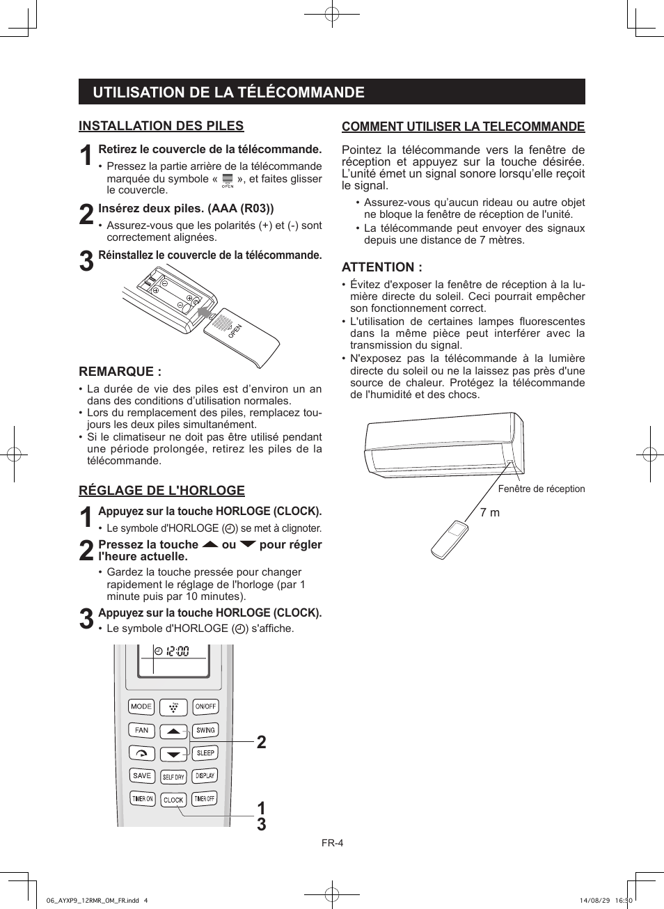 Sharp AY-XP9RMR-AE-X9RMR User Manual | Page 76 / 144