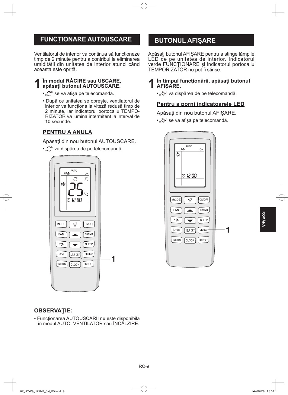 Sharp AY-XP9RMR-AE-X9RMR User Manual | Page 95 / 144