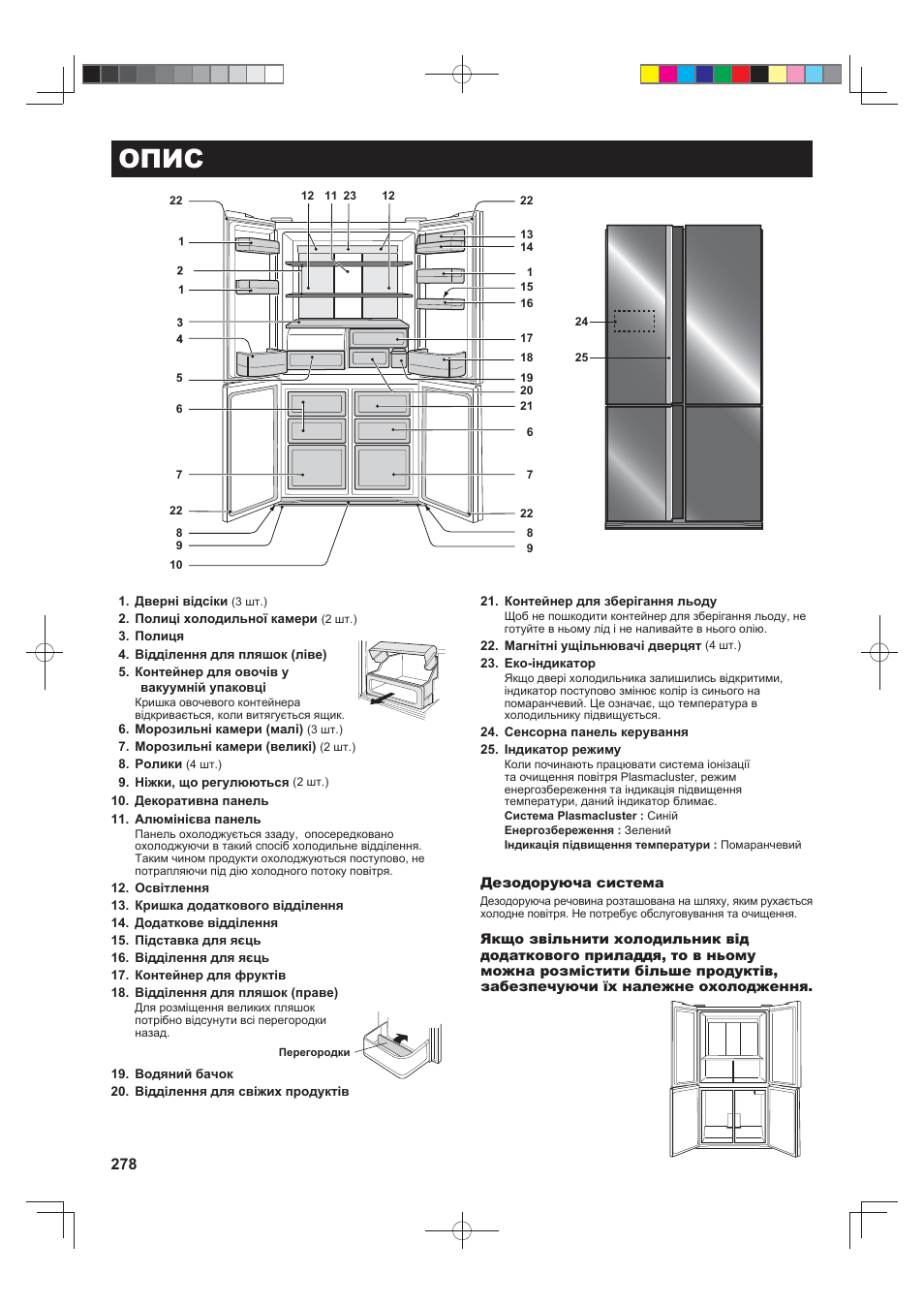 Опис | Sharp SJ-FS820VSL User Manual | Page 278 / 308