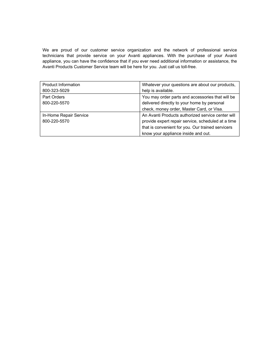 Avanti OBC33SSD User Manual | Page 16 / 29