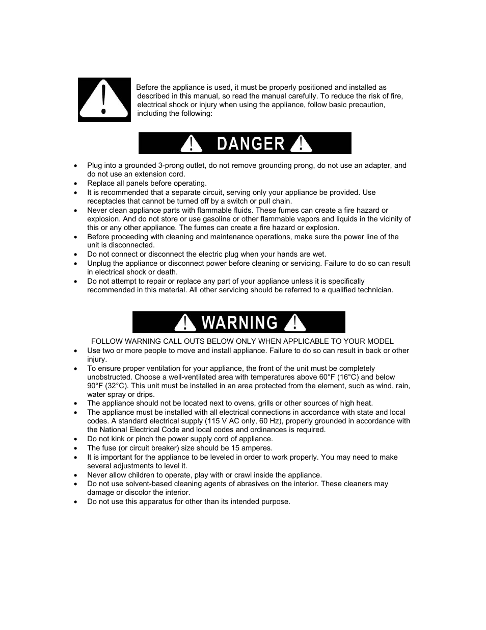 Avanti OBC33SSD User Manual | Page 4 / 29