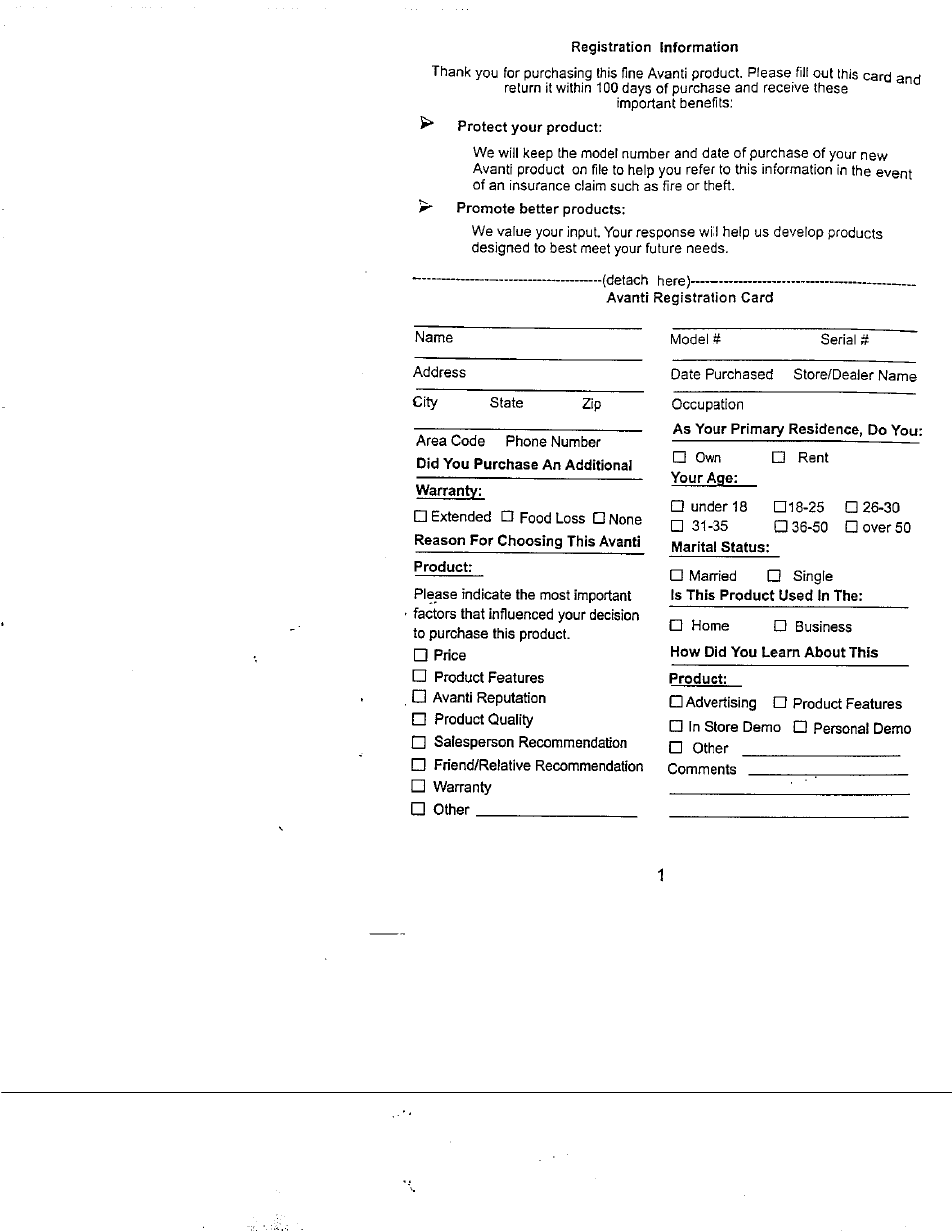 Avanti WC412D User Manual | Page 2 / 19