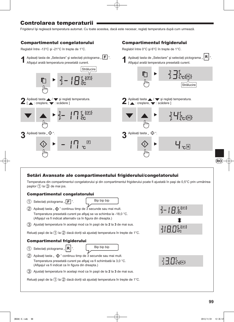 Controlarea temperaturii | Sharp SJ-GC680VSL User Manual | Page 99 / 184