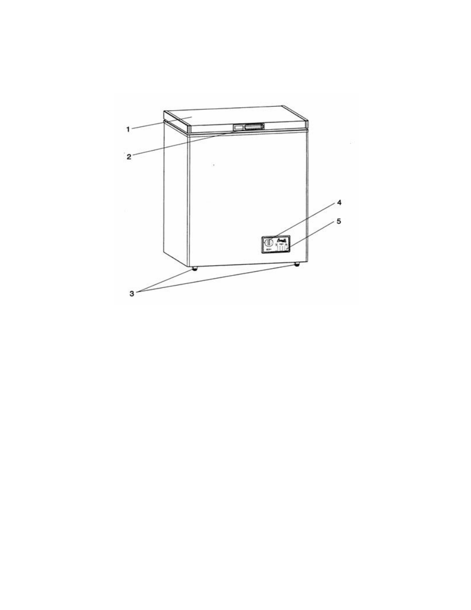 Parts & features | Avanti CF98PSS User Manual | Page 6 / 21