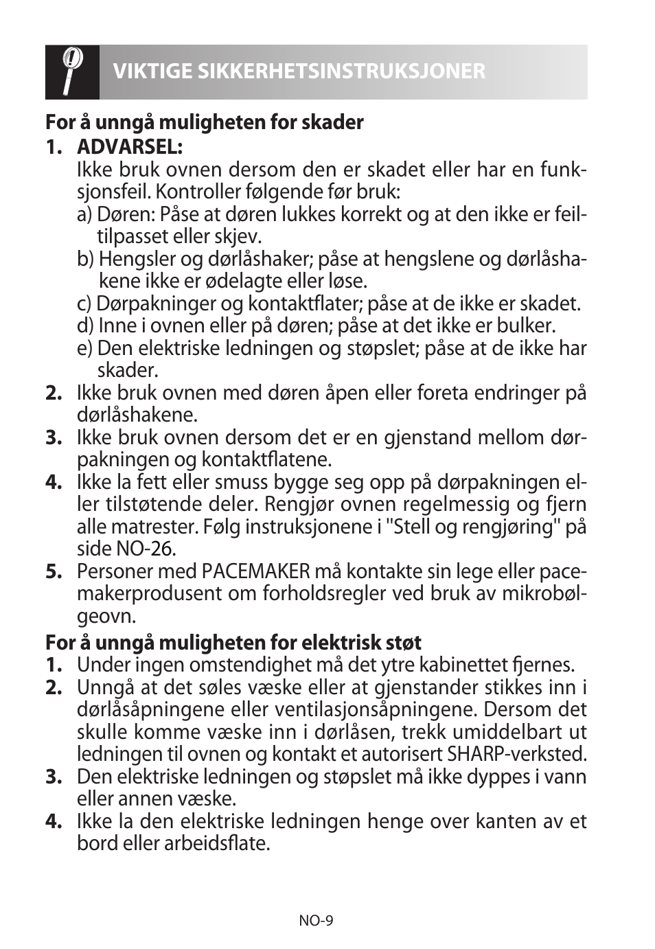 Sharp R-822STWE User Manual | Page 194 / 266