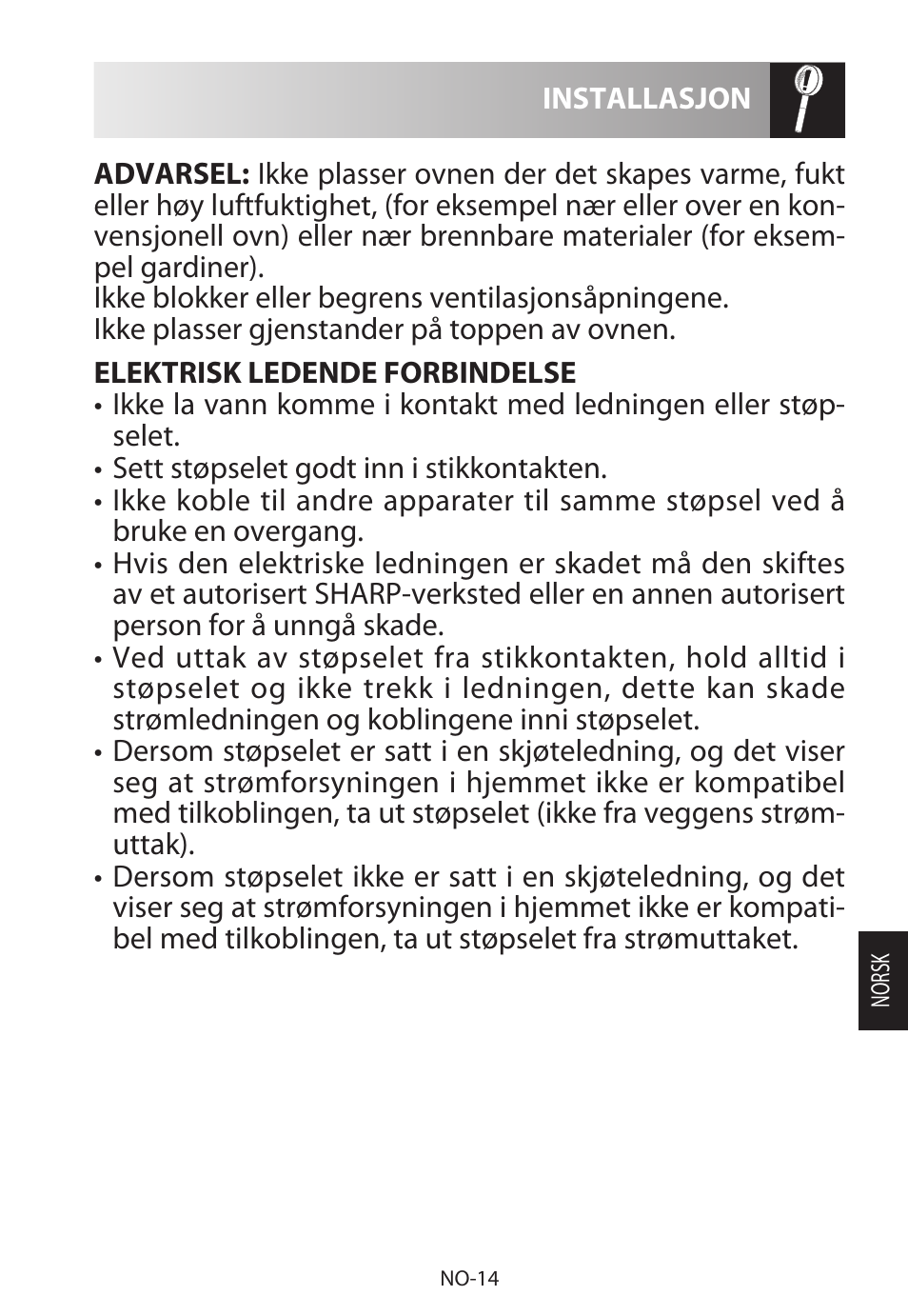 Sharp R-822STWE User Manual | Page 199 / 266