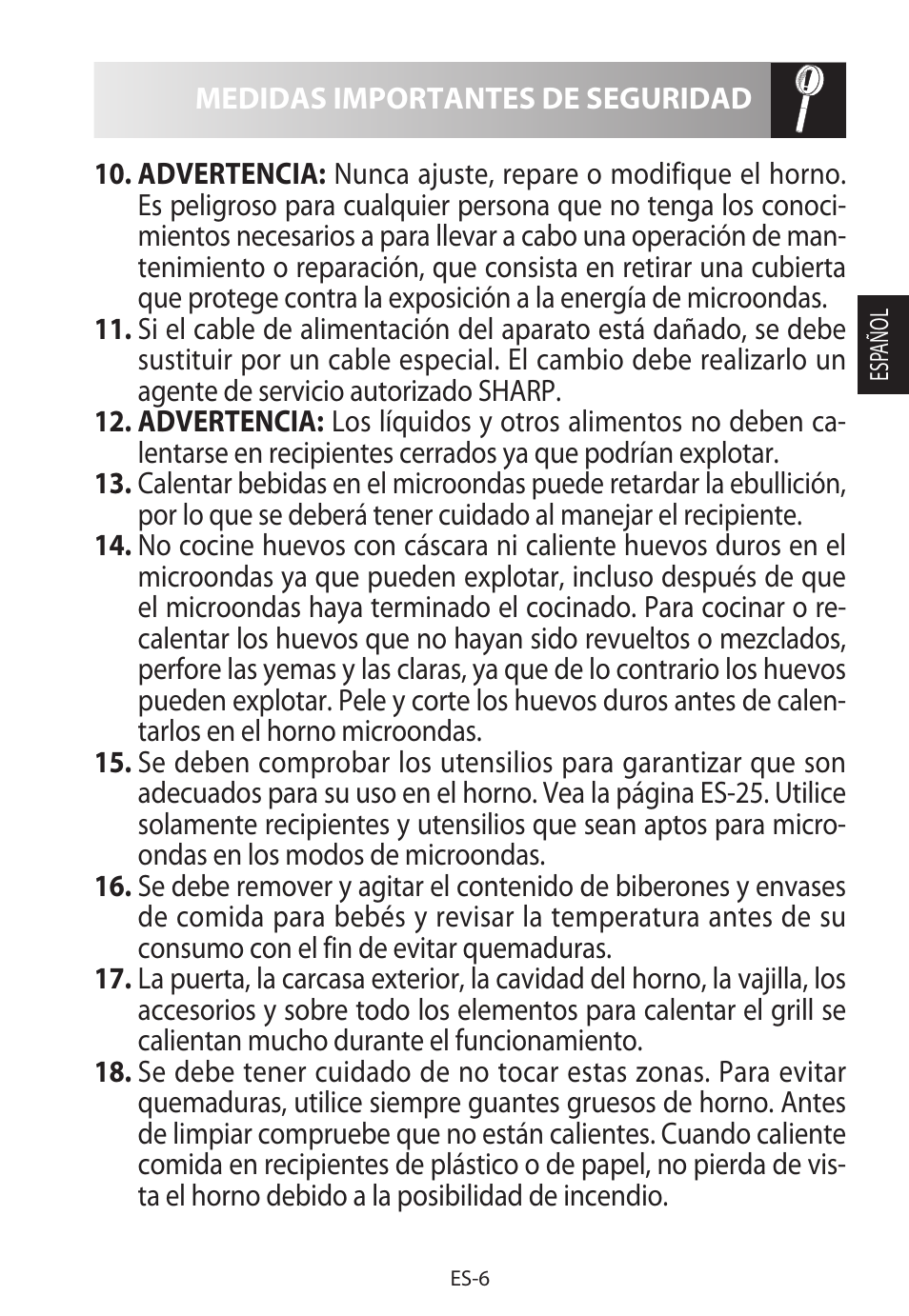 Sharp R-822STWE User Manual | Page 35 / 266