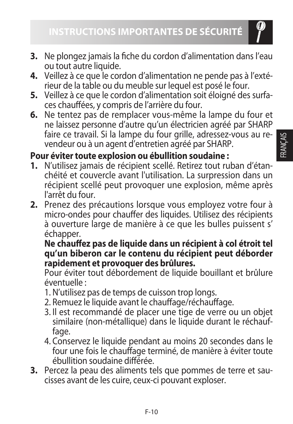 Sharp R-822STWE User Manual | Page 65 / 266