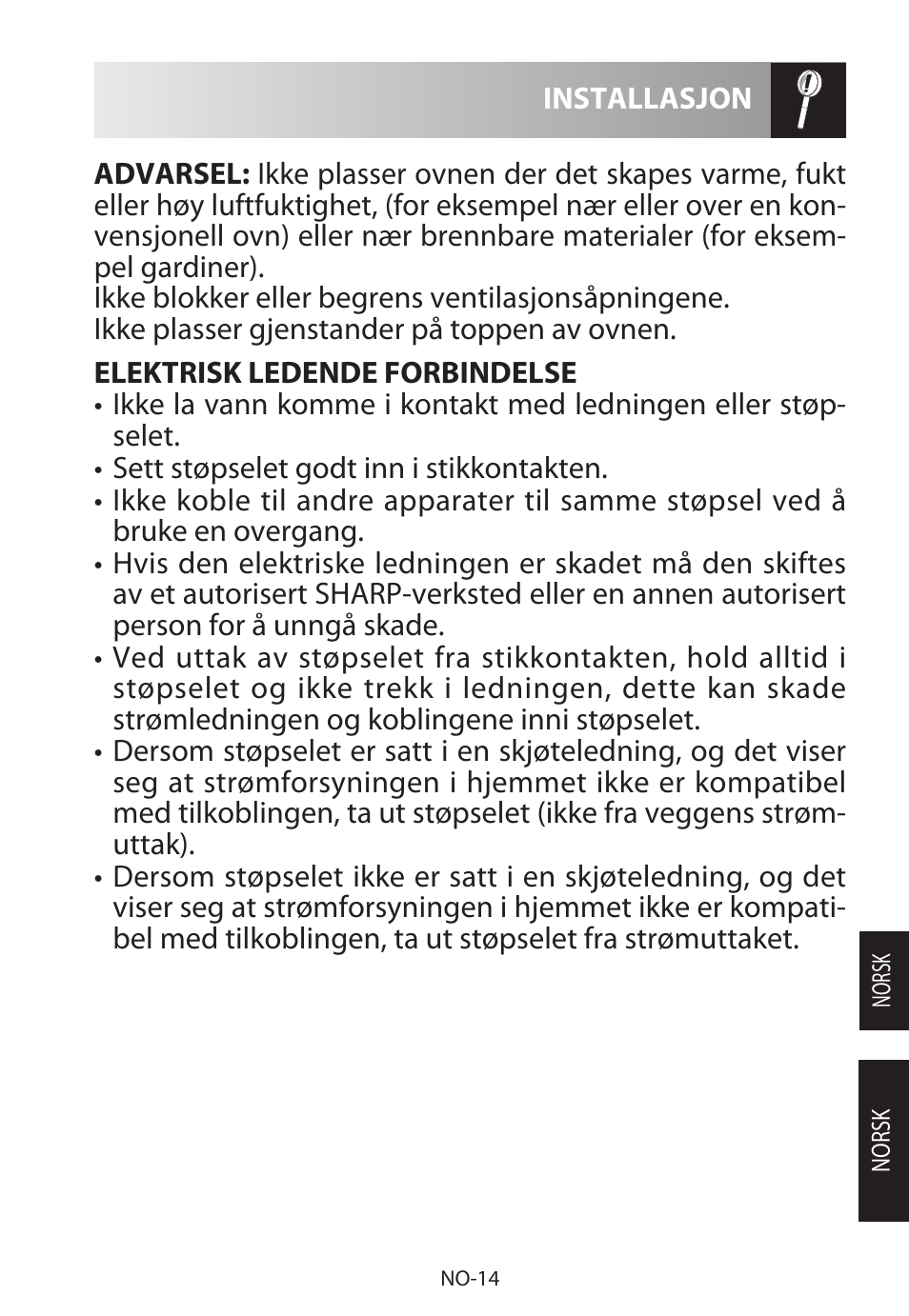 Sharp R-722STWE User Manual | Page 185 / 246
