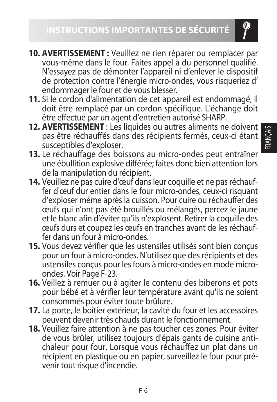 Sharp R-722STWE User Manual | Page 57 / 246