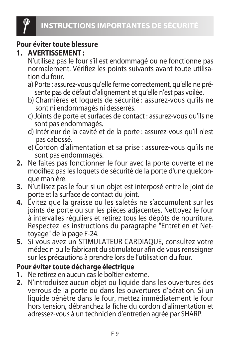 Sharp R-722STWE User Manual | Page 60 / 246