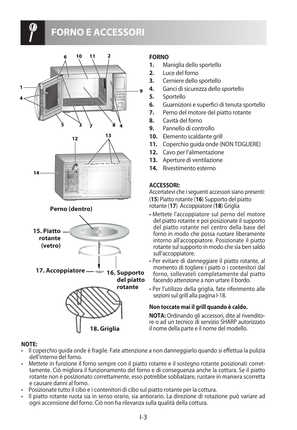 Forno e accessori | Sharp R-722STWE User Manual | Page 78 / 246