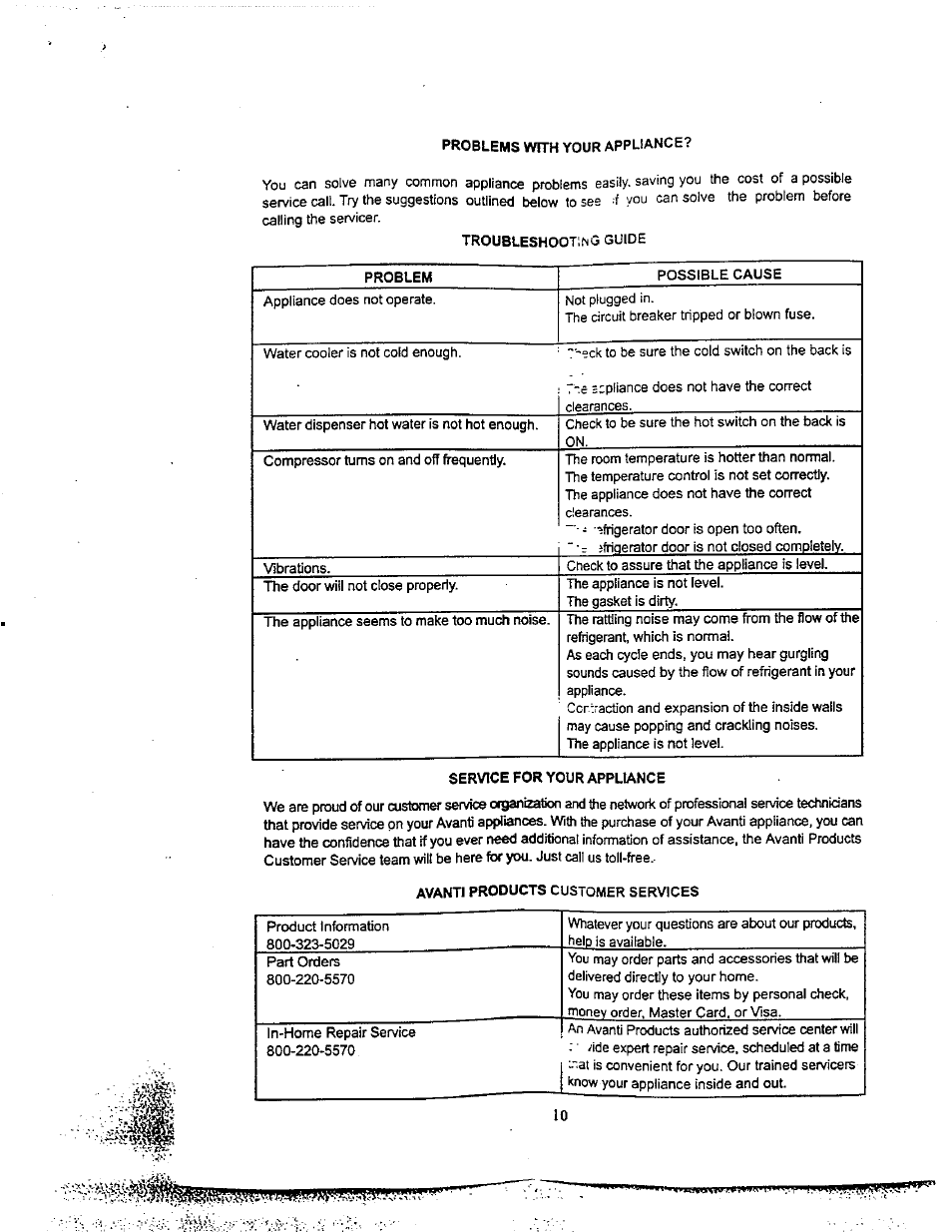 Avanti WDR-52 User Manual | Page 10 / 17