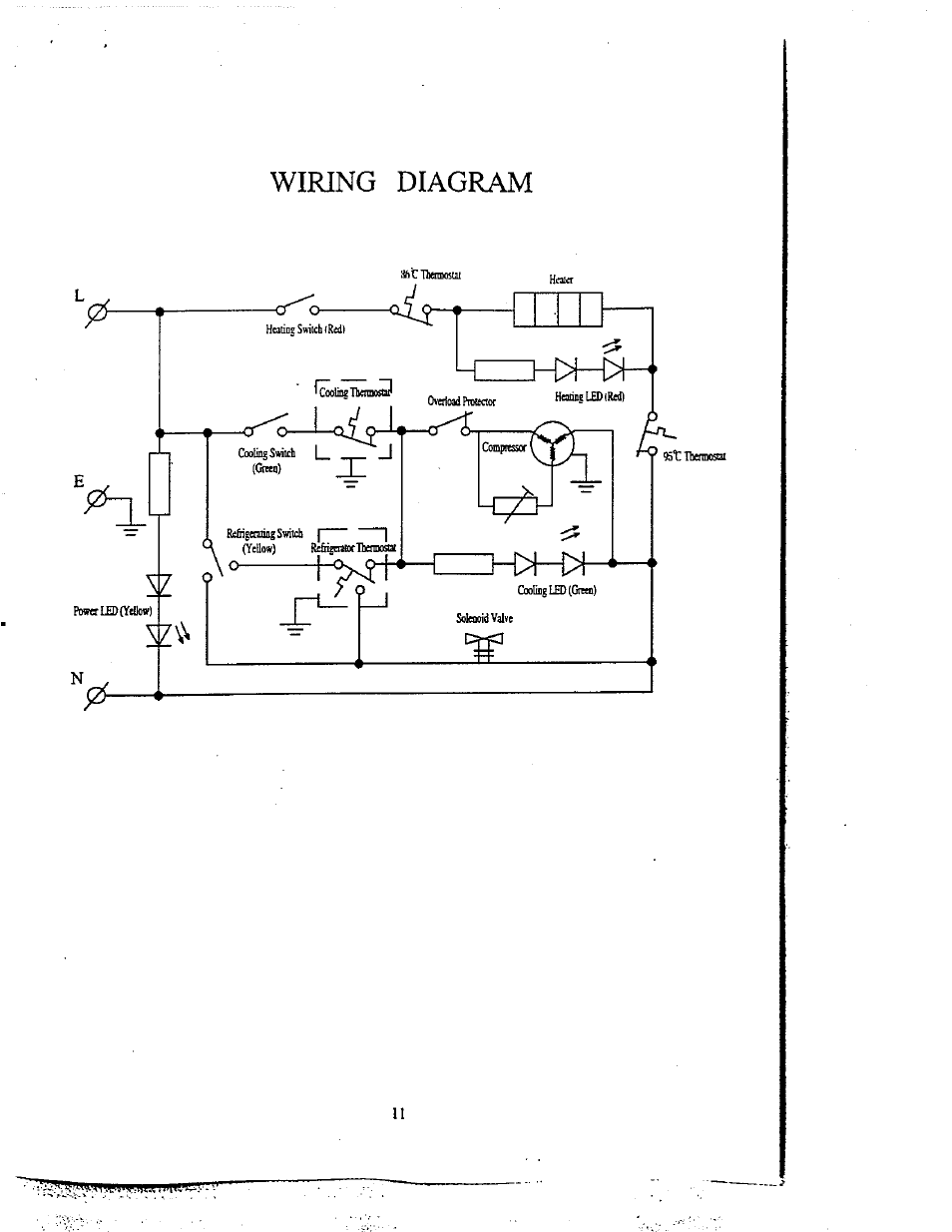 Wiring diagram | Avanti WDR-52 User Manual | Page 11 / 17