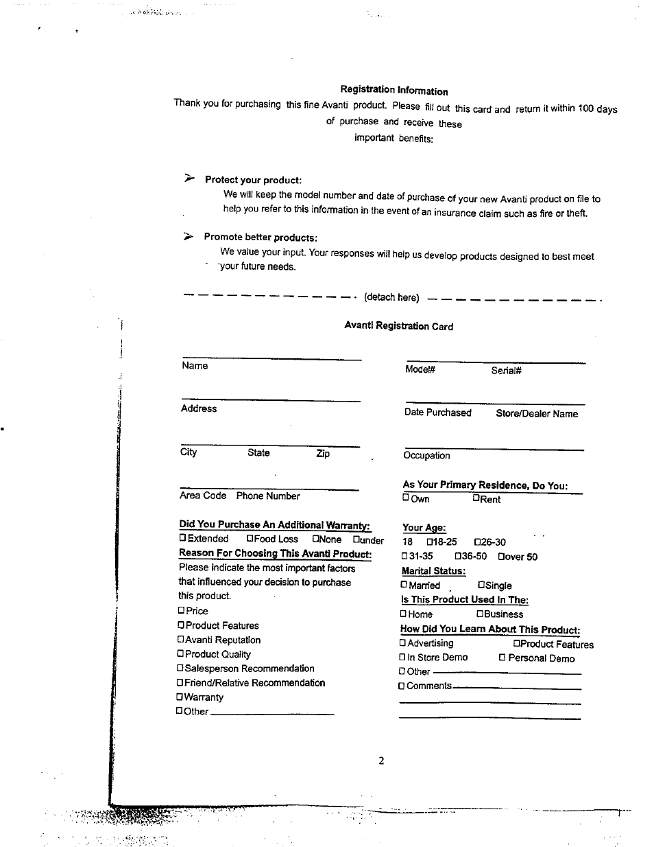 Avanti WDR-52 User Manual | Page 2 / 17
