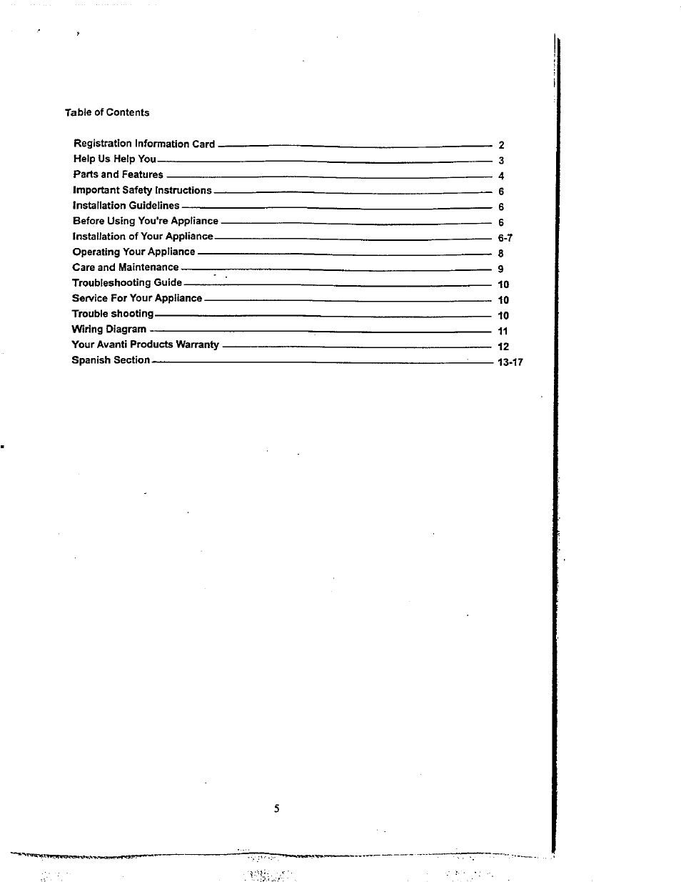 Avanti WDR-52 User Manual | Page 5 / 17