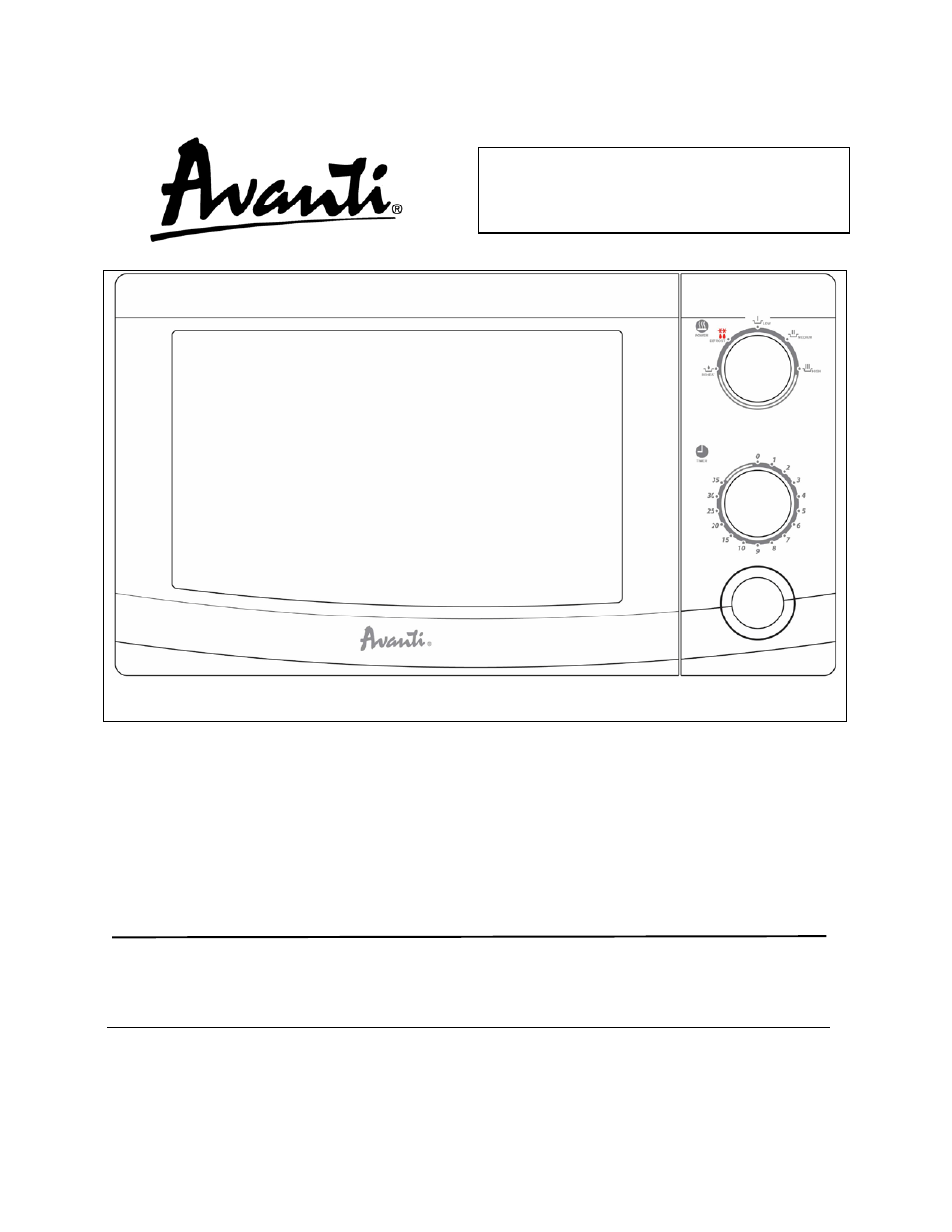 Avanti MO7221MB User Manual | 23 pages