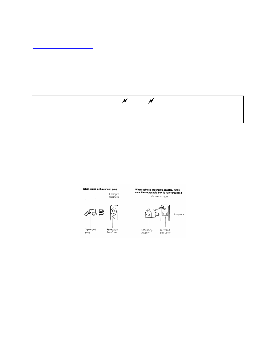 Electrical connection, Grounding instructions | Avanti MO7221MB User Manual | Page 9 / 23