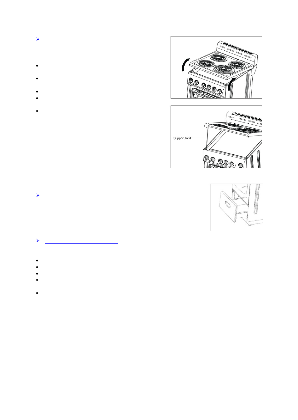 Avanti ELECRIC RANGE ER2001G User Manual | Page 21 / 36