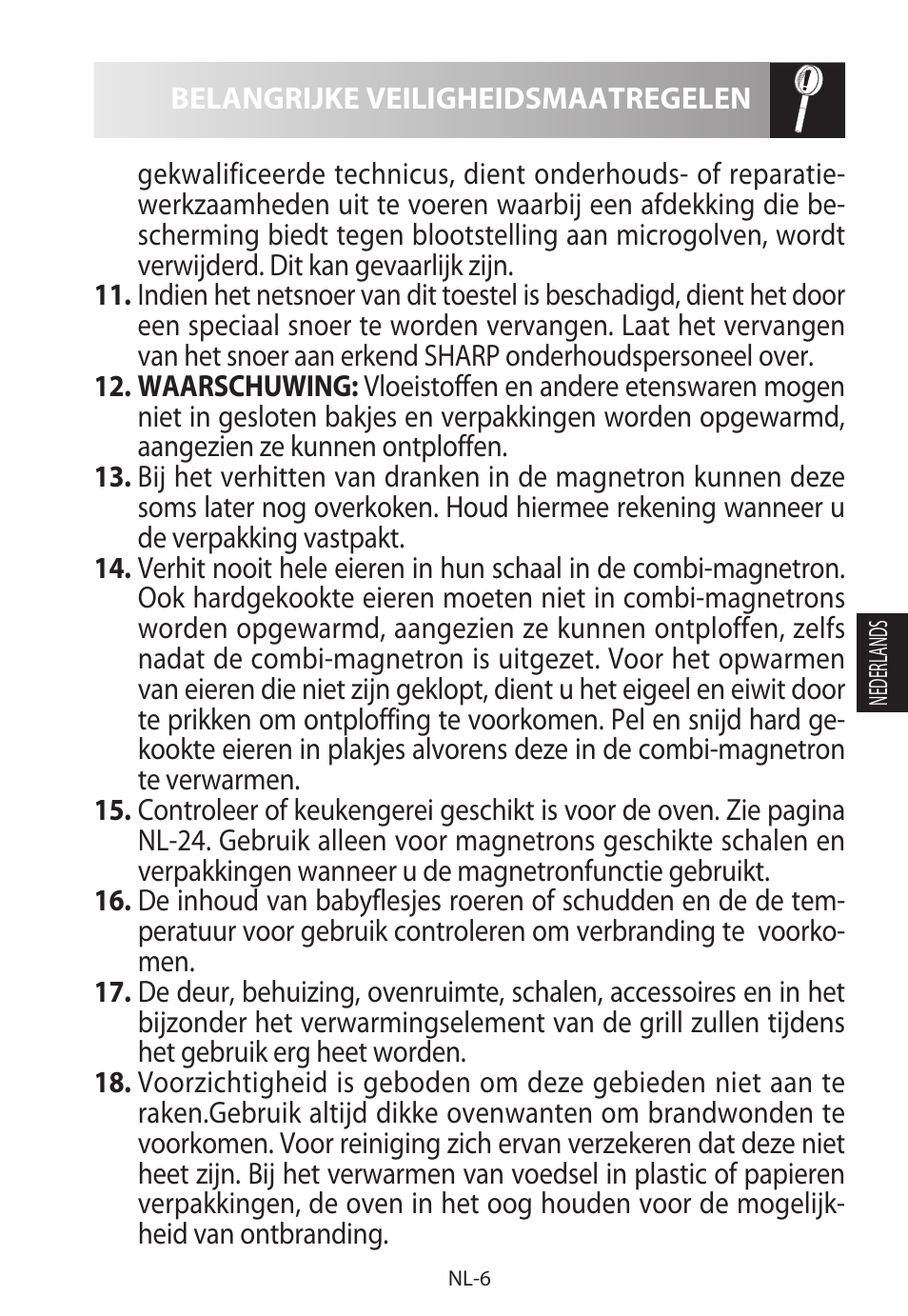 Sharp R-622STWE Four à micro-ondes gril User Manual | Page 113 / 266