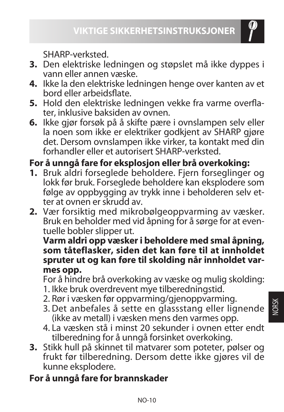 Sharp R-622STWE Four à micro-ondes gril User Manual | Page 195 / 266