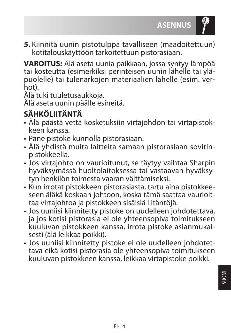 Sharp R-622STWE Four à micro-ondes gril User Manual | Page 225 / 266