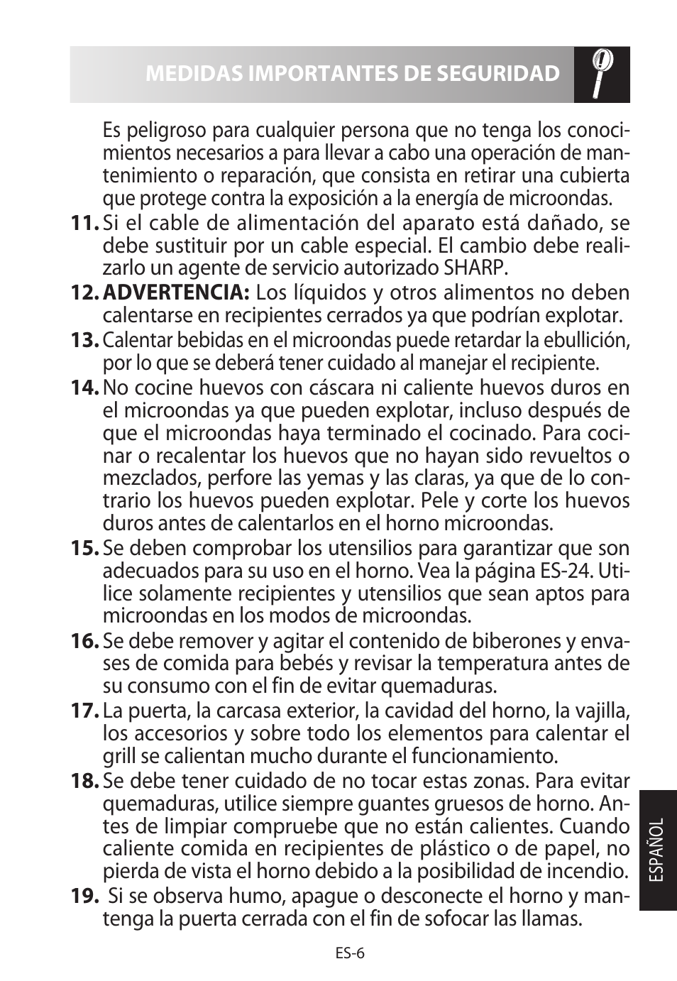 Sharp R-622STWE Four à micro-ondes gril User Manual | Page 35 / 266