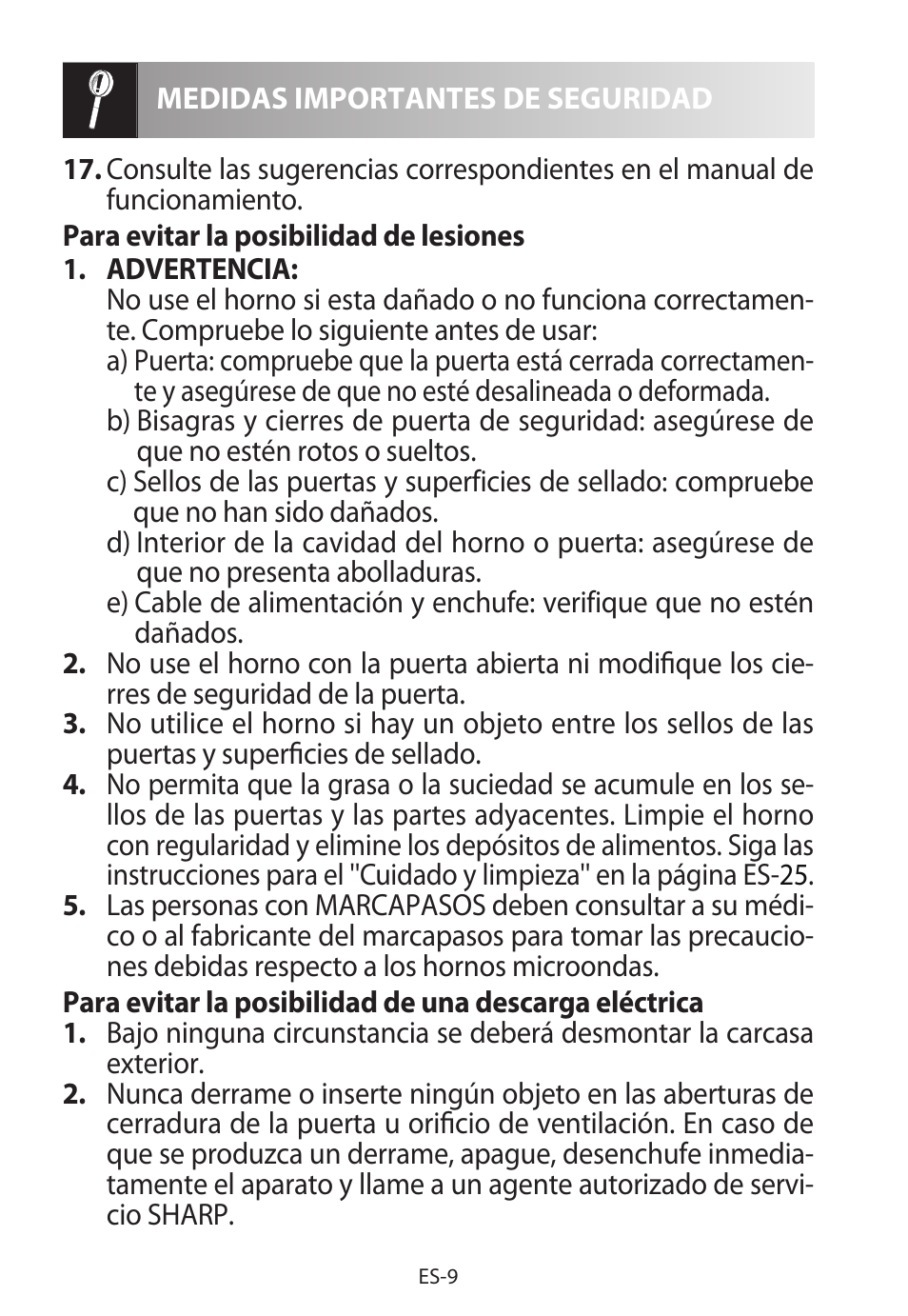 Sharp R-622STWE Four à micro-ondes gril User Manual | Page 38 / 266