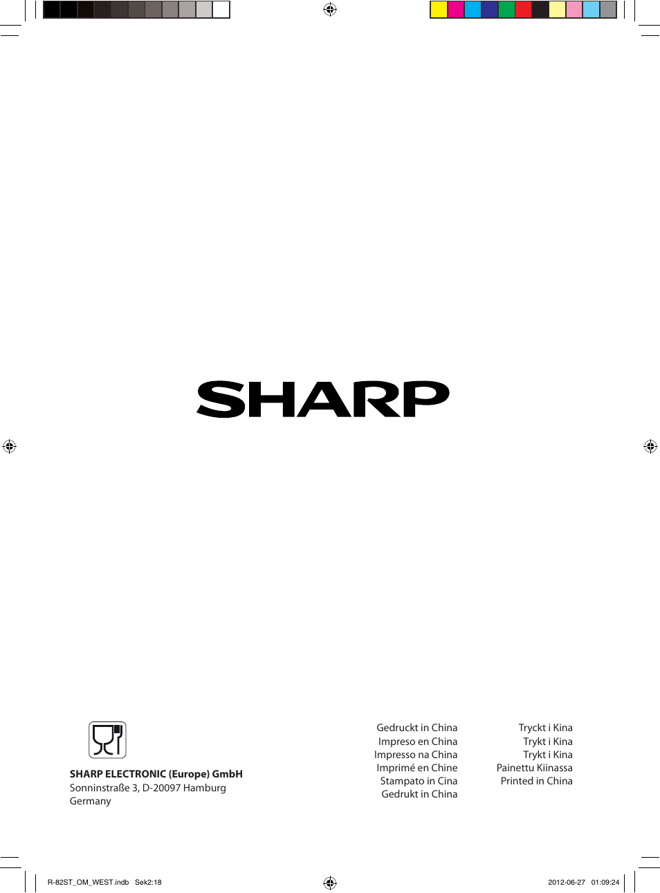 Sharp R-82STW Four à micro-ondes combiné User Manual | Page 180 / 180