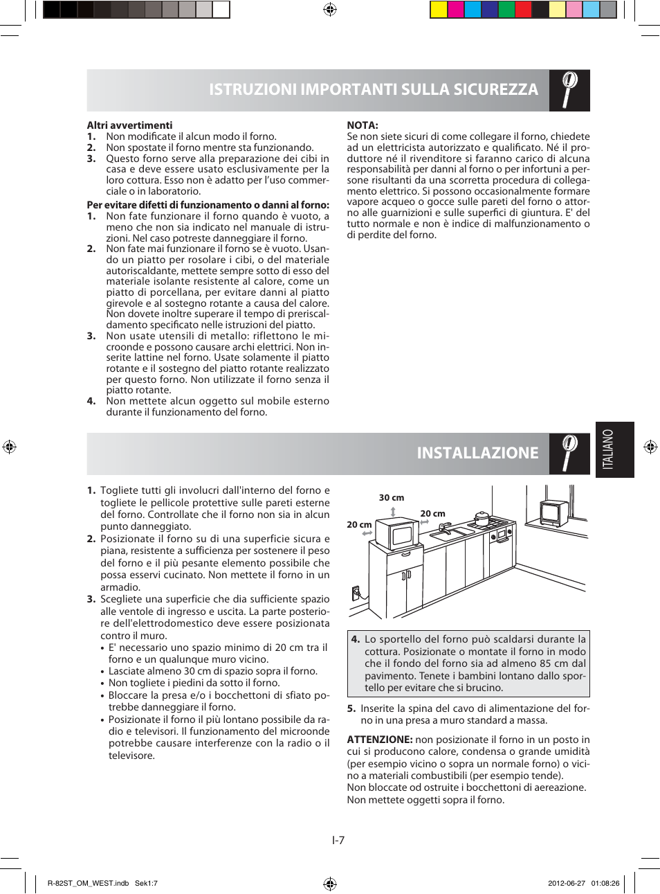 It aliano | Sharp R-82STW Four à micro-ondes combiné User Manual | Page 73 / 180