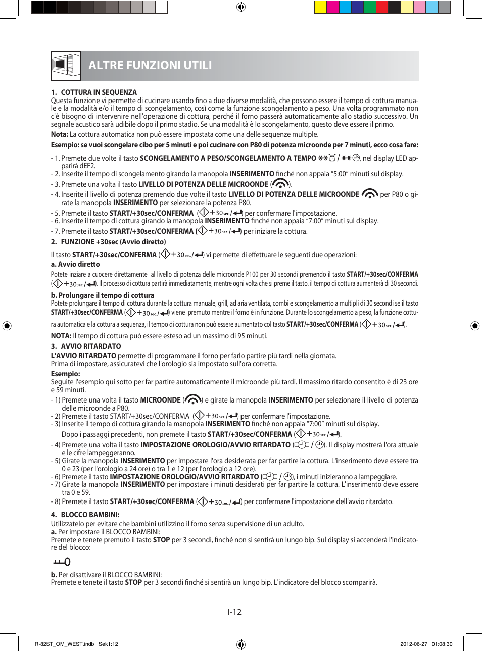 Altre funzioni utili | Sharp R-82STW Four à micro-ondes combiné User Manual | Page 78 / 180