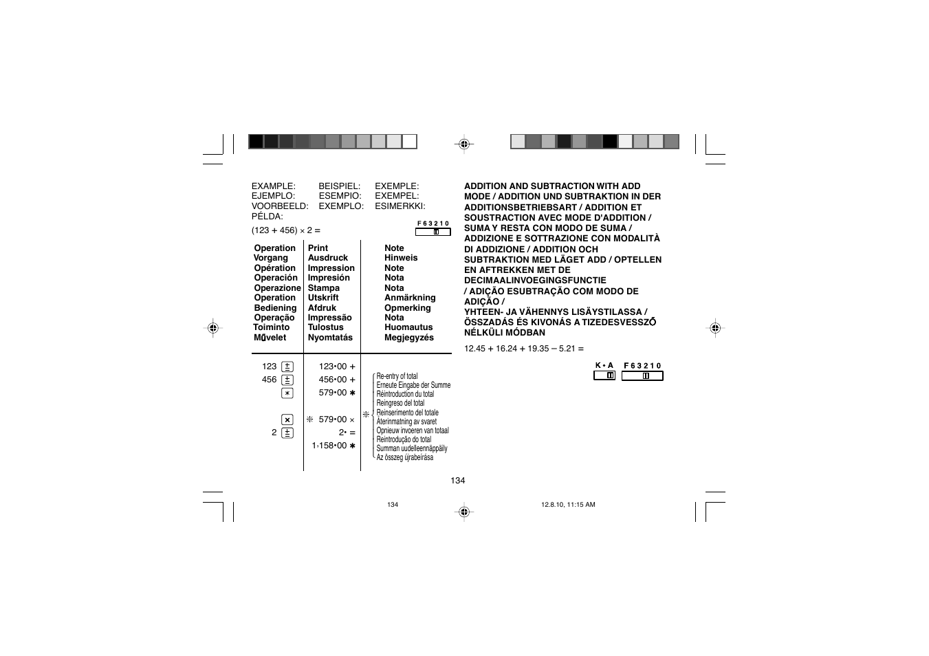 Sharp EL-2607PGGY User Manual | Page 136 / 160