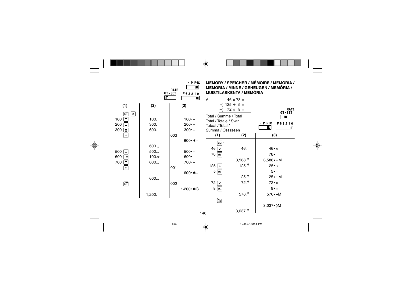 Sharp EL-2607PGGY User Manual | Page 148 / 160
