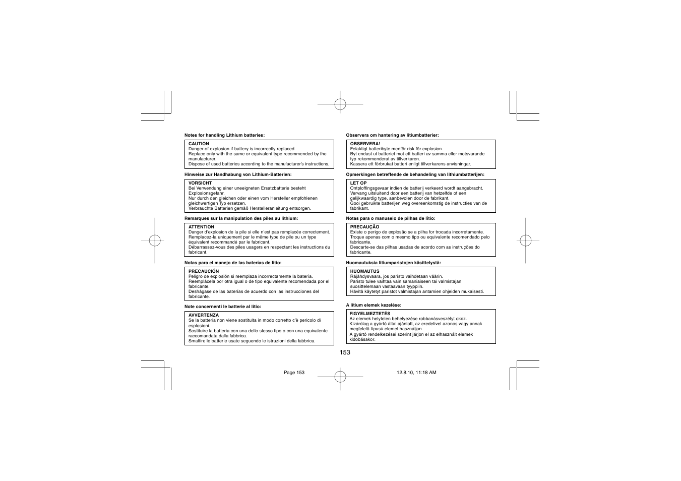 Sharp EL-2607PGGY User Manual | Page 155 / 160