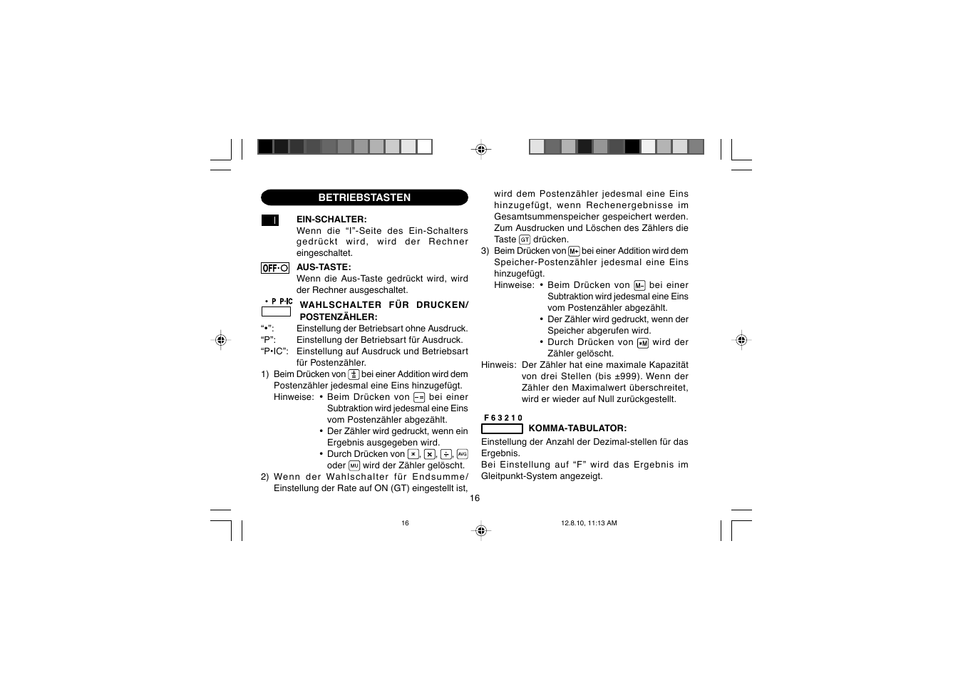 Sharp EL-2607PGGY User Manual | Page 18 / 160