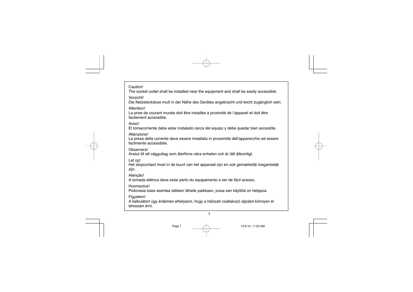 Sharp EL-2607PGGY User Manual | Page 3 / 160