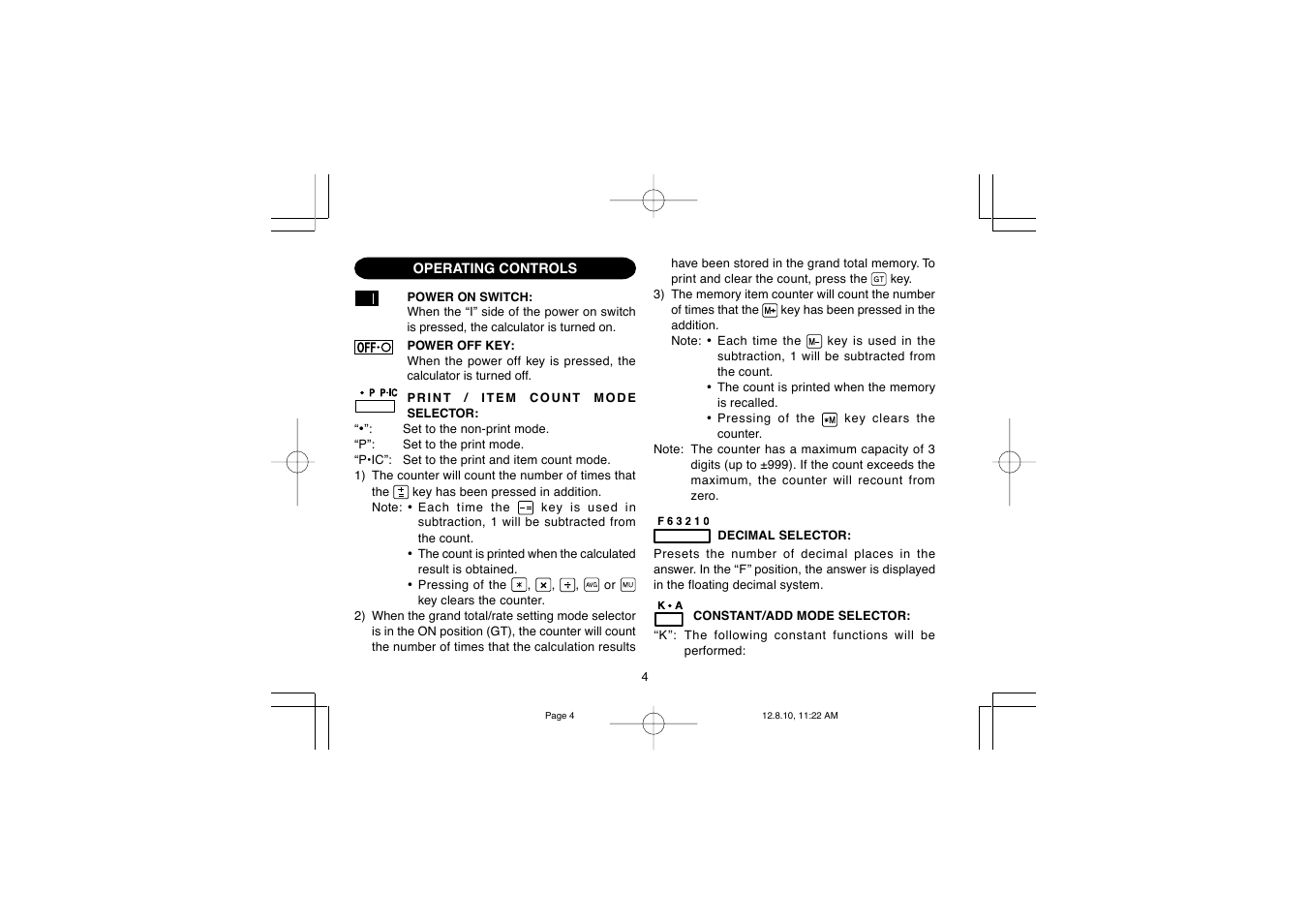 Sharp EL-2607PGGY User Manual | Page 6 / 160