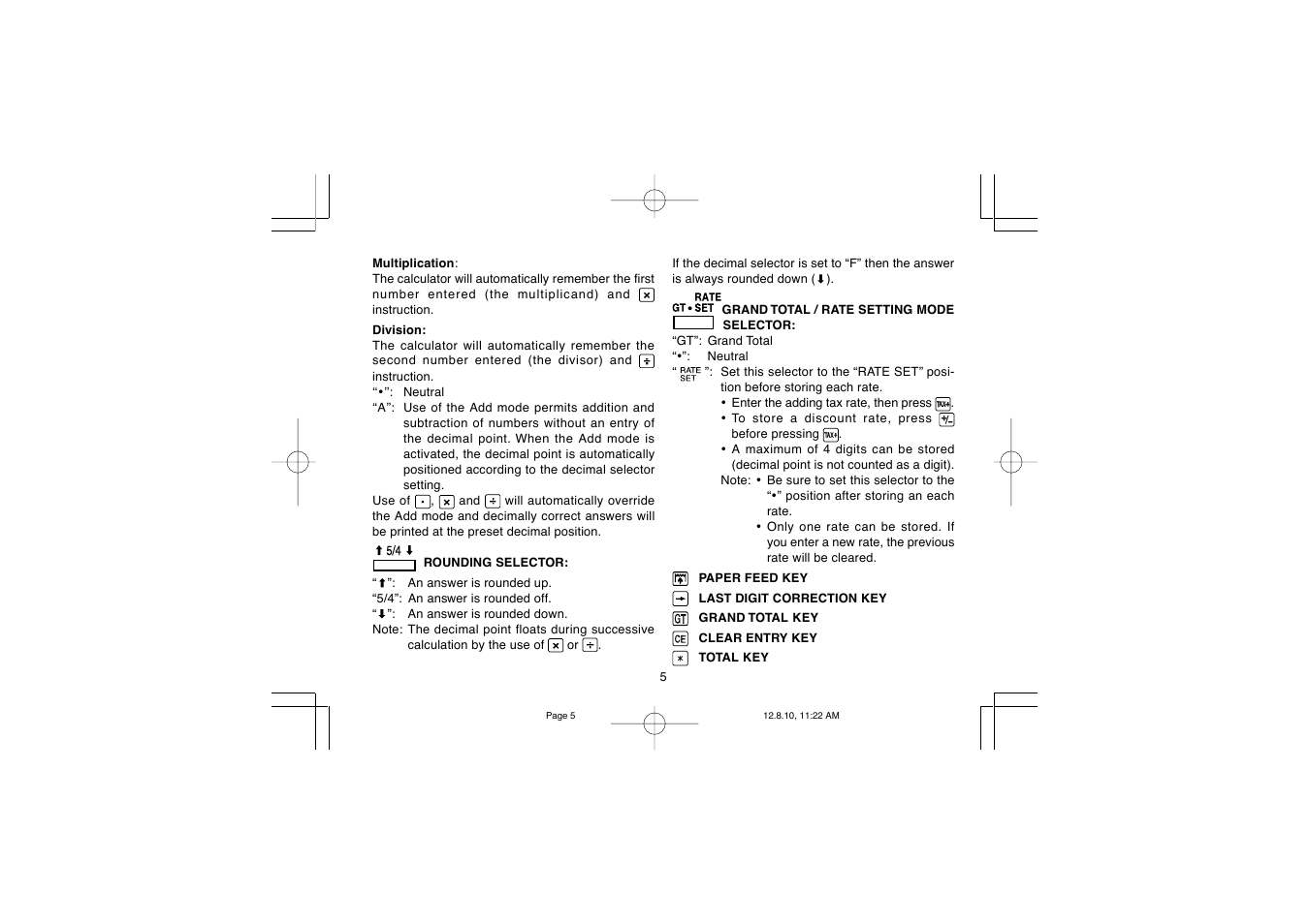 Sharp EL-2607PGGY User Manual | Page 7 / 160