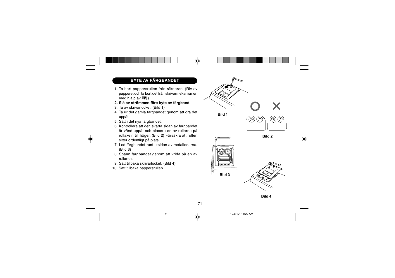 Sharp EL-2607PGGY User Manual | Page 73 / 160