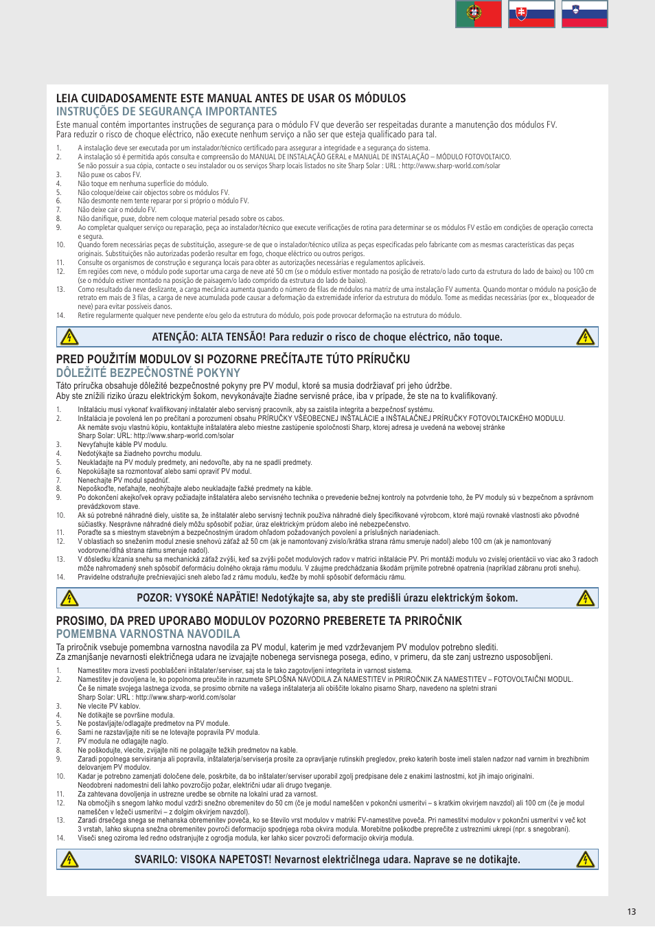 Sharp ND-R250A5 User Manual | Page 13 / 40