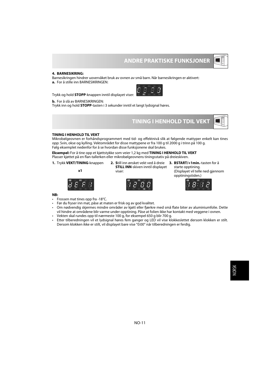 Sharp R-28STW Four à micro-ondes solo User Manual | Page 141 / 180