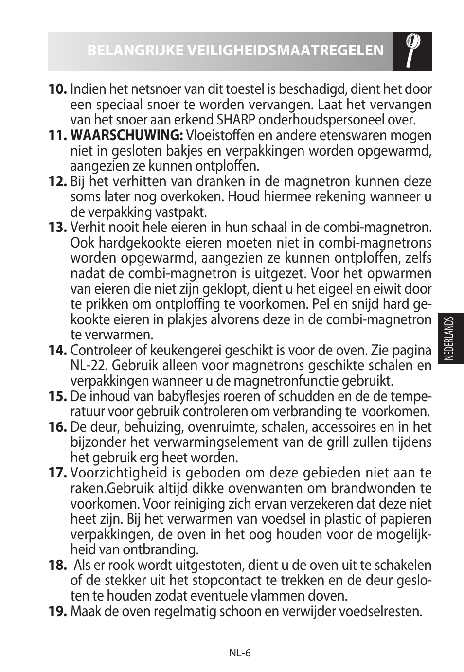 Sharp R-222STWE Four à micro-ondes solo User Manual | Page 105 / 246