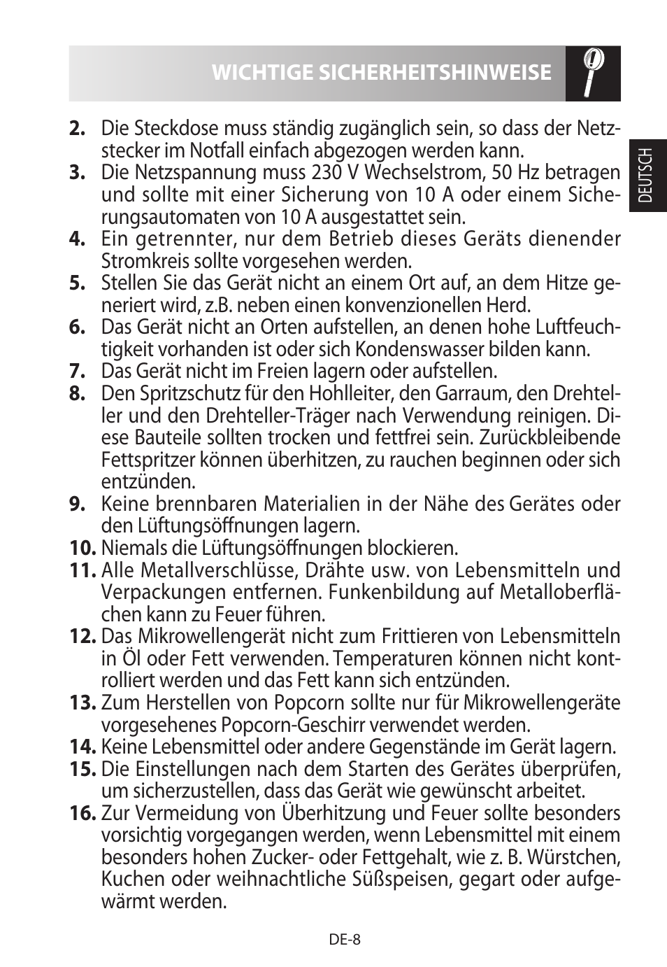 Sharp R-222STWE Four à micro-ondes solo User Manual | Page 11 / 246