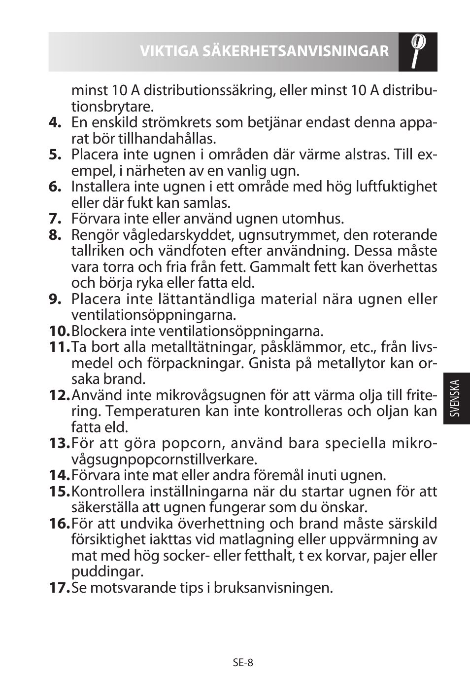 Sharp R-222STWE Four à micro-ondes solo User Manual | Page 131 / 246