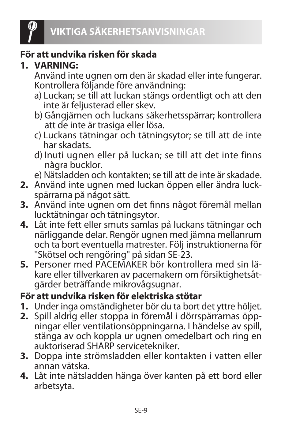 Sharp R-222STWE Four à micro-ondes solo User Manual | Page 132 / 246
