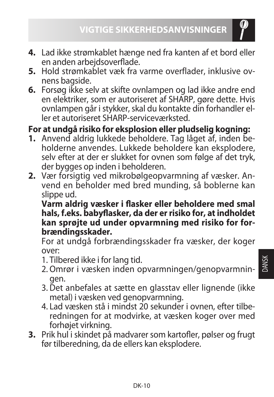 Sharp R-222STWE Four à micro-ondes solo User Manual | Page 157 / 246